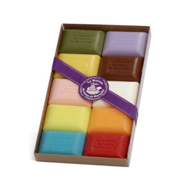 10件25g迷你堅果油香薰皂禮品裝